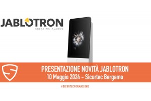 Jablotron presentazione novità 2024: iscriviti al corso a Bergamo